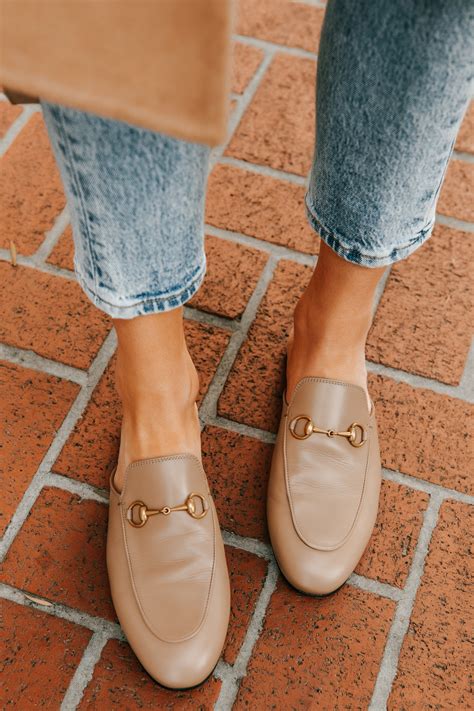 how to style gucci princetown loafers|gucci princetown loafers women.